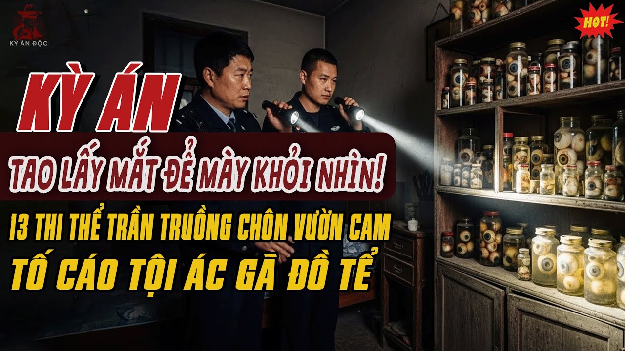 🚨Kỳ Án Trung Quốc: Tao Lấy Mắt Để Mày Khỏi Nhìn!13 Thi Thể Trần Truồng Chôn Vườn Cam Tố Cáo Gã Đồ Tể