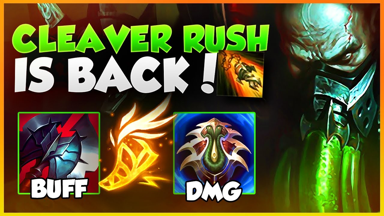 *BUFFED* Black cleaver rush is back on the menu! [Urgot vs Yorick]