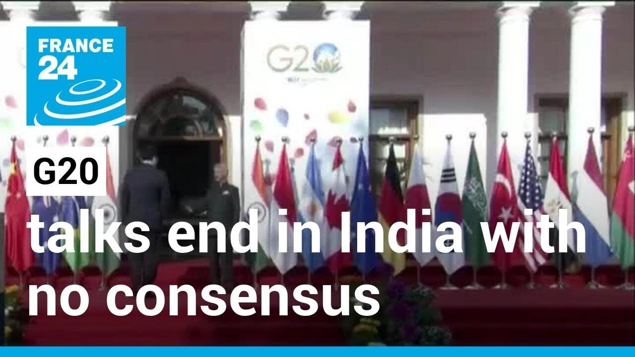 G20 talks end in India with no consensus on Ukraine war &bull; FRANCE 24 English