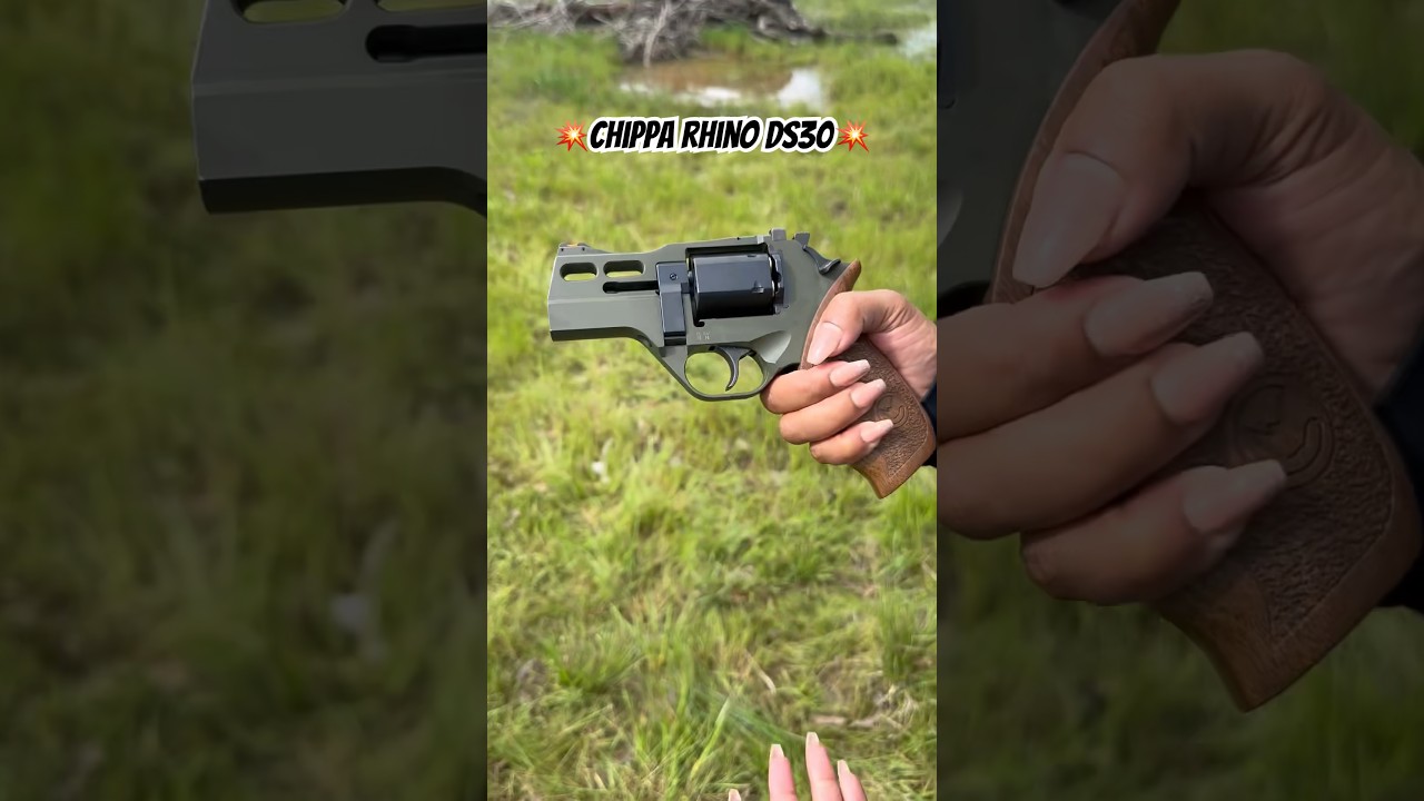 Shooting the Chiappa Rhino DS30 357 Mag Revolver #shorts #shooting #gun #357
