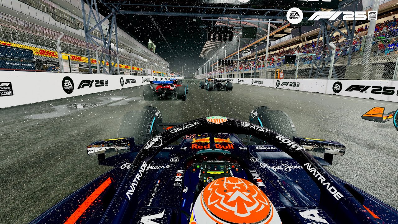 Max Verstappen Red Bull Racing RB21 2025 Las Vegas GP 100% Race | F1 25 Real Gameplay | DUALSHOCK 4