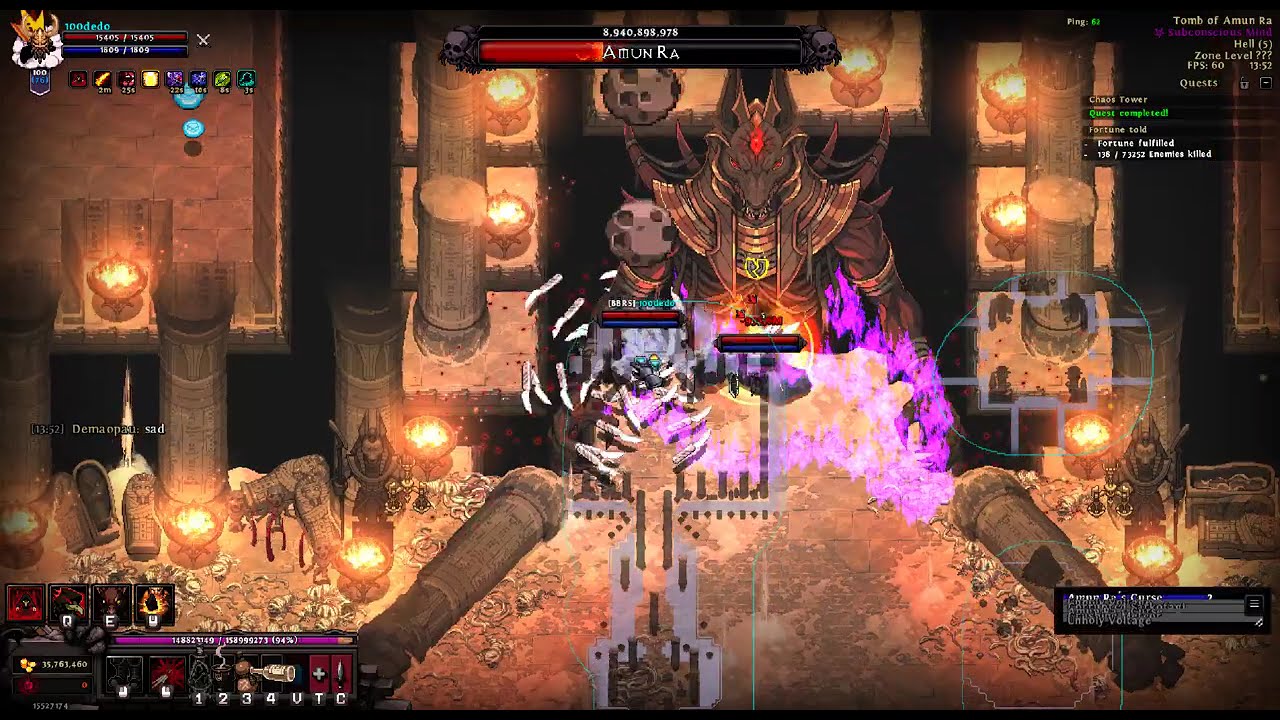 Hero Siege 2 - Season 5 - Plague Doctor Physic Build - (King Rakhul + Luna + Amun Ra)