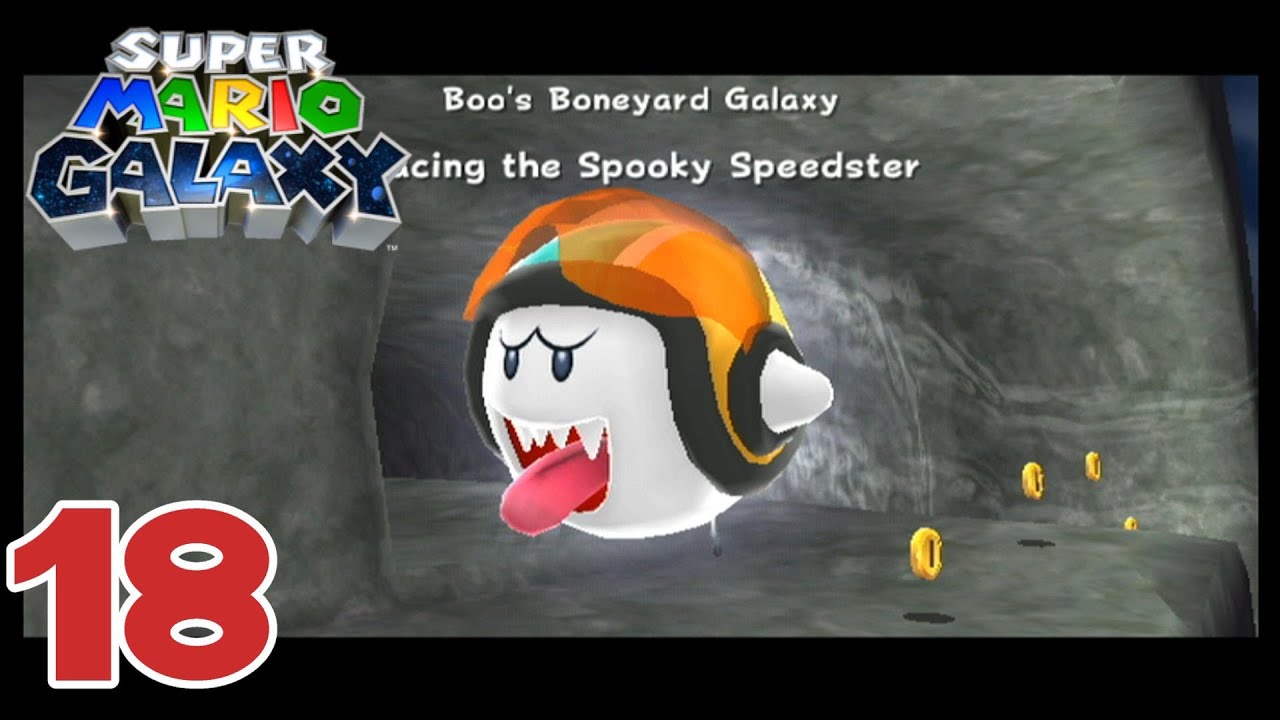 Super Mario Galaxy [18] - Boo's Boneyard: Last Two Stars