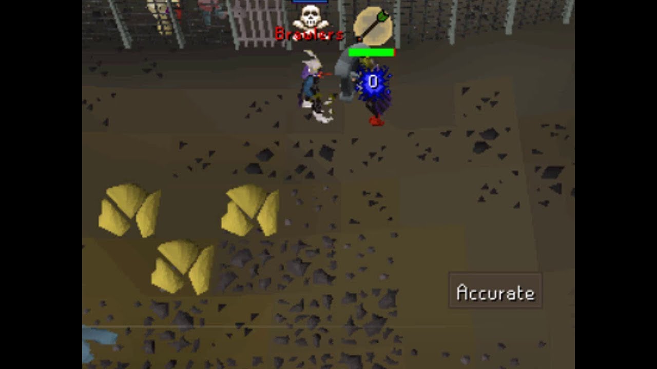 When a pker comes and attack you in the Resource Area