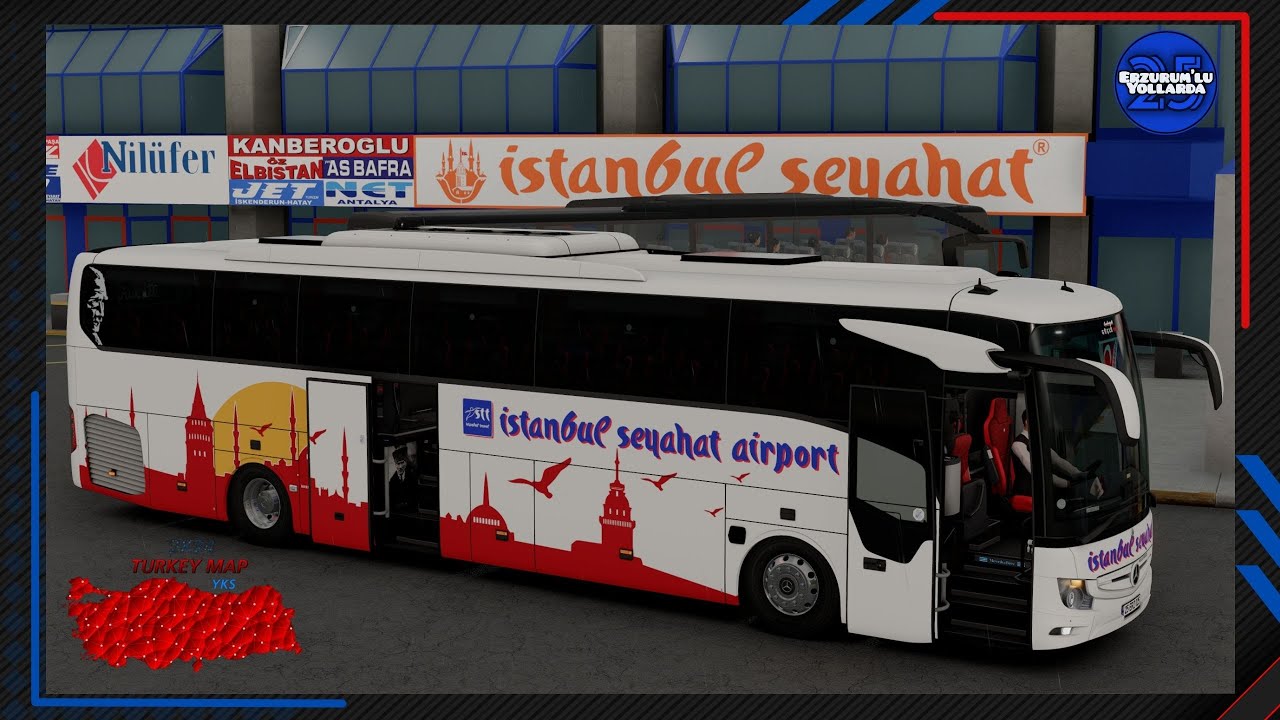 🚌 HVT Tourismo 16 RHD 2025 | Kırklareli - İstanbul Esenler Seferi | 2K24 TR MAP v2.1 | ETS 2 1.57