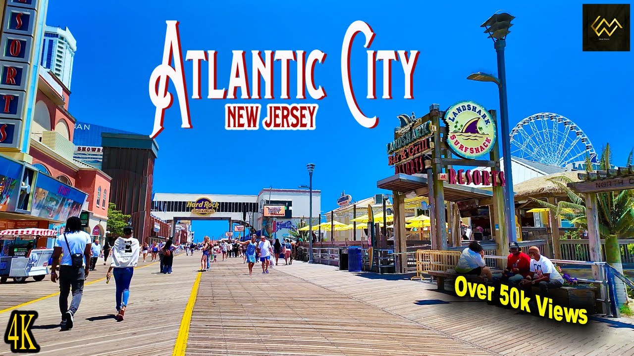 Atlantic City New Jersey Boardwalk and Steel Pier 2024