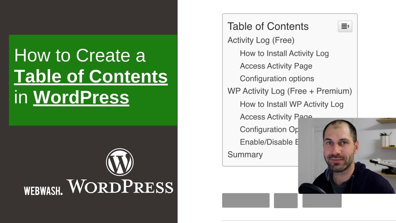 Как создать оглавление в WordPress