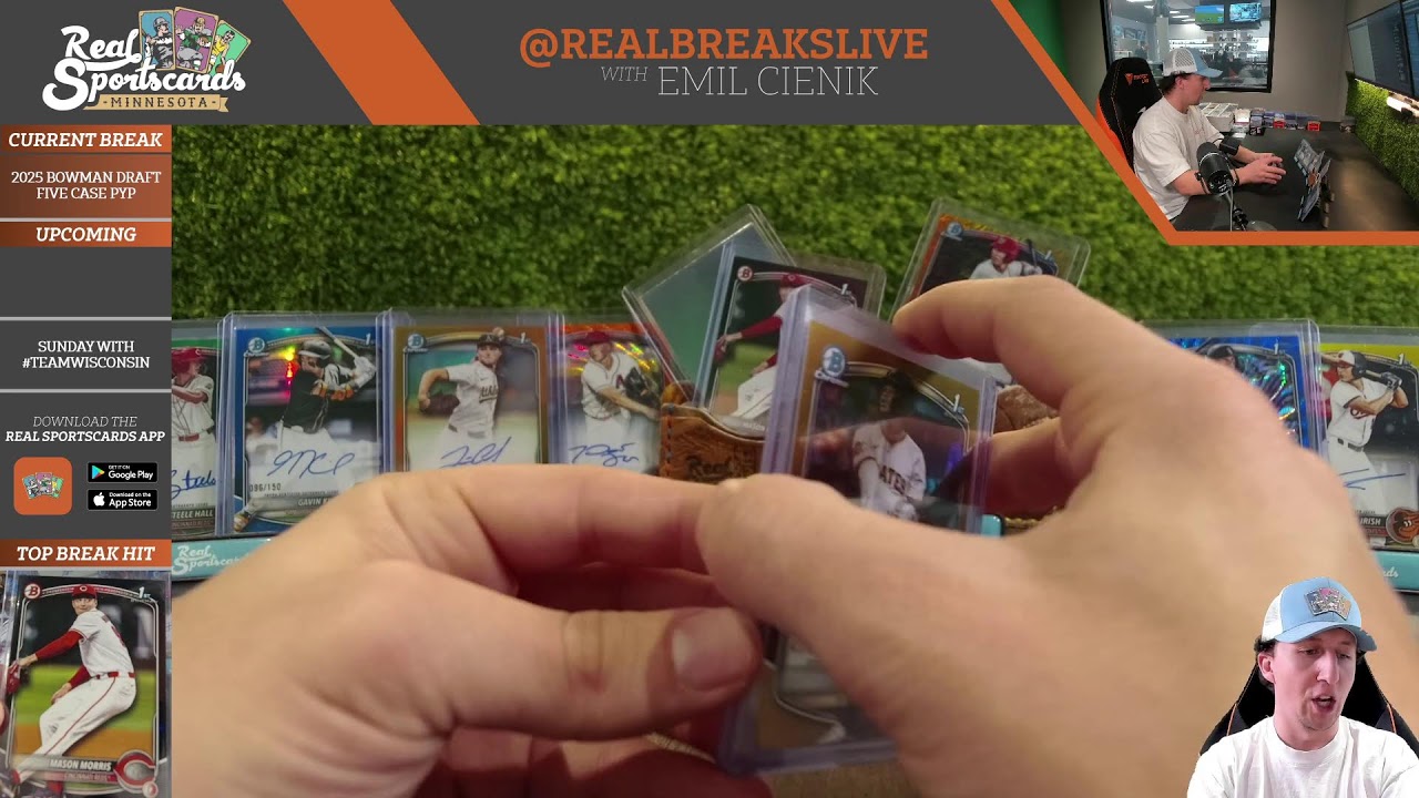 2025 Bowman Draft #101-105 Five Case Pick Your Player (2/1/26)