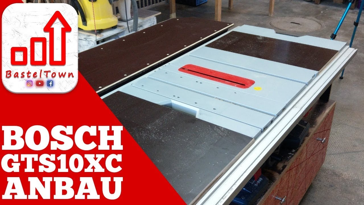 Bosch GTS 10 XC | Tisch flexibel erweitern | Das geht ganz einfach | Bastel Town