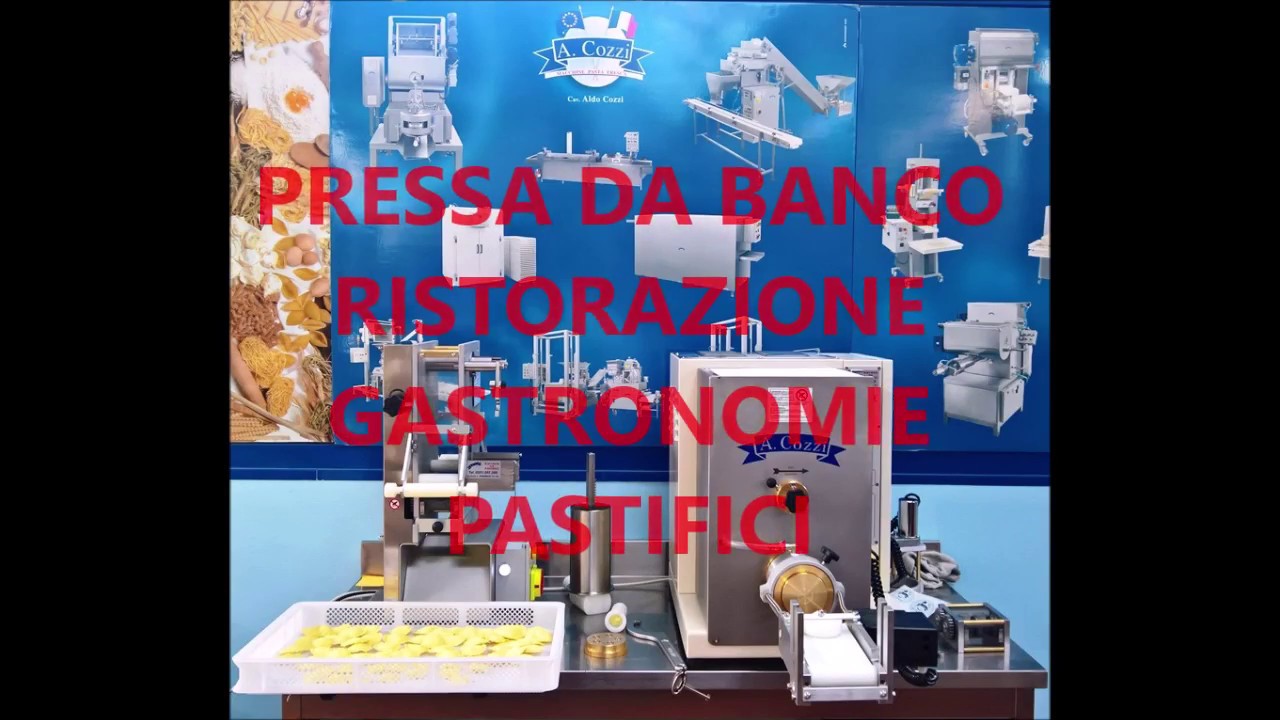 Macchine Ristorazione, una linea di macchine per pasta adatte a Ristoranti e piccoli Pastifici.