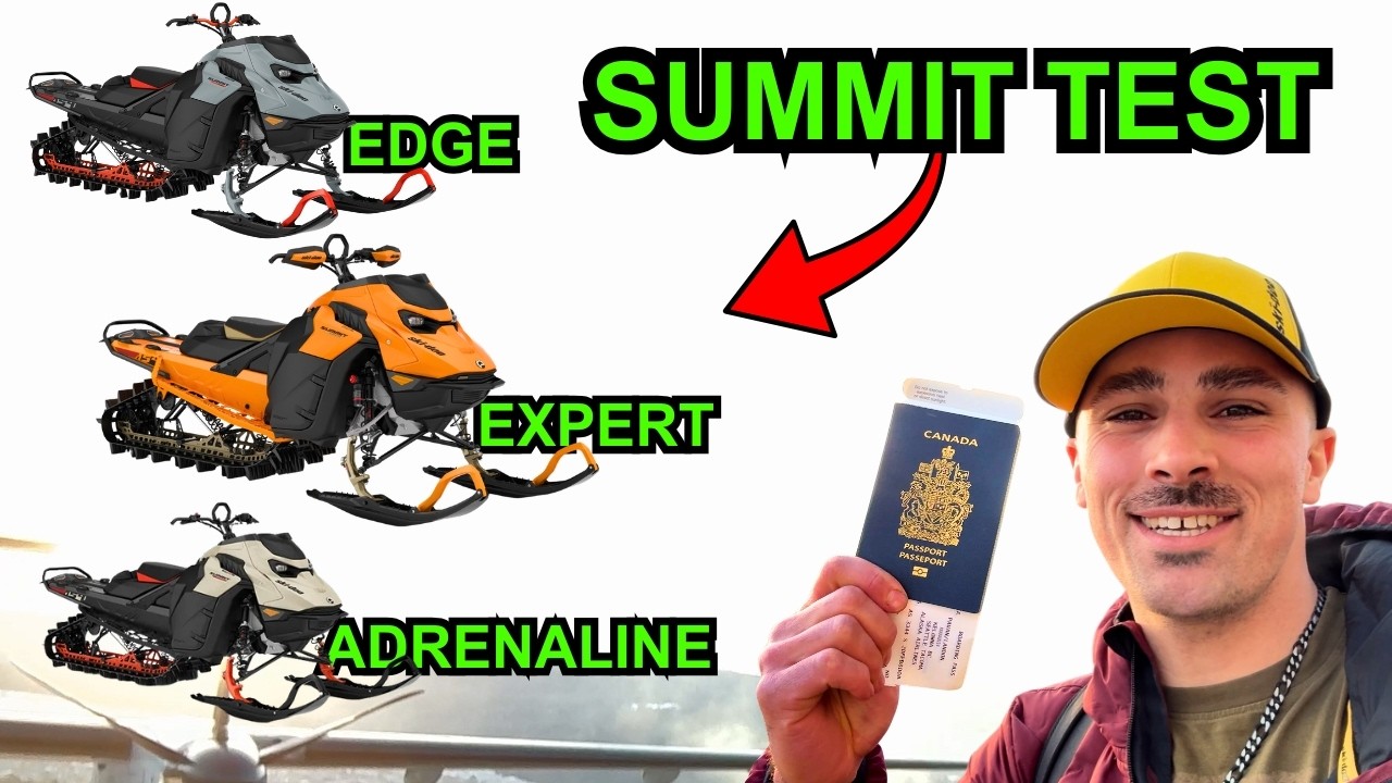 Компания Ski-Doo организовала мне перелет, чтобы я мог покататься на снегоходах 2027 года! Видеоб...