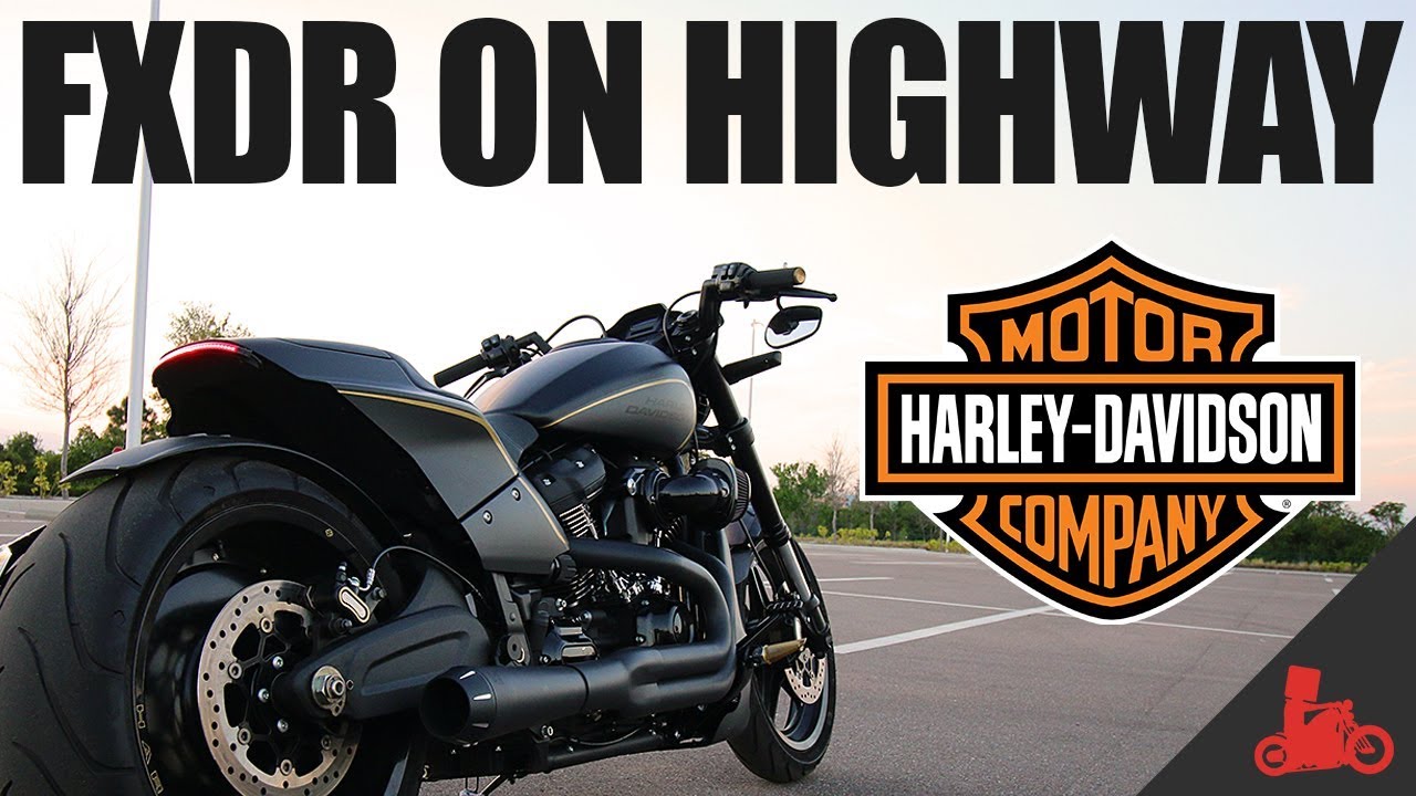Harley FXDR on the Highway / Interstate!