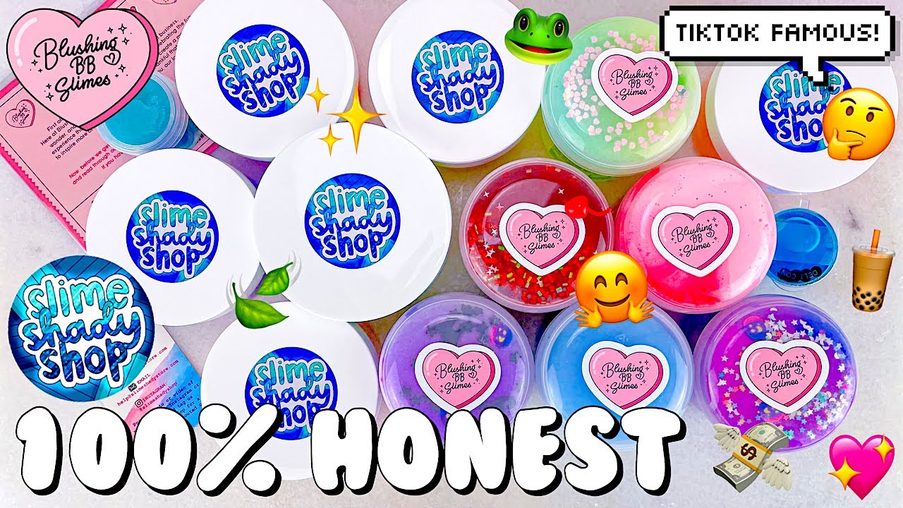 Обзор магазина слаймов BlushingBBSlimes и SlimeShadyShop за 160 долларов. 💖 100% честно
