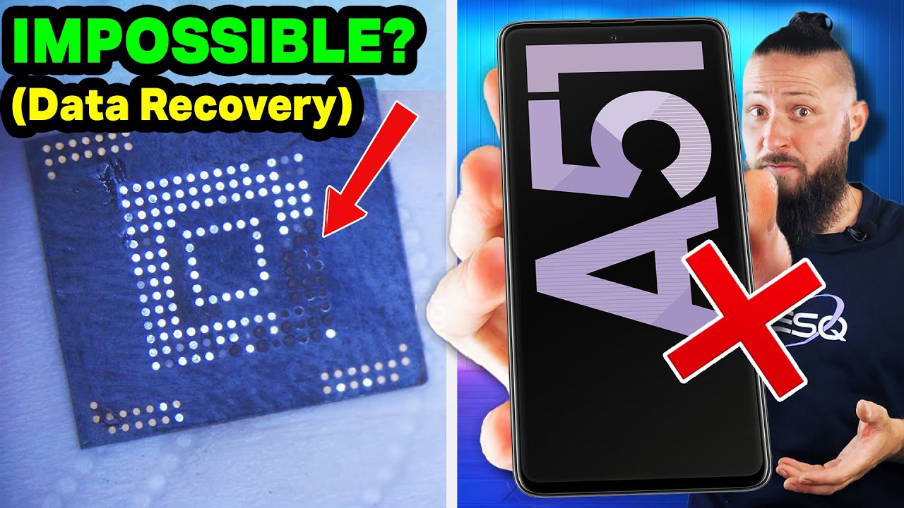 IMPOSSIBLE to fix? Let's see🔬 Samsung A51 Board SWAP - Data Recovery Attempt
