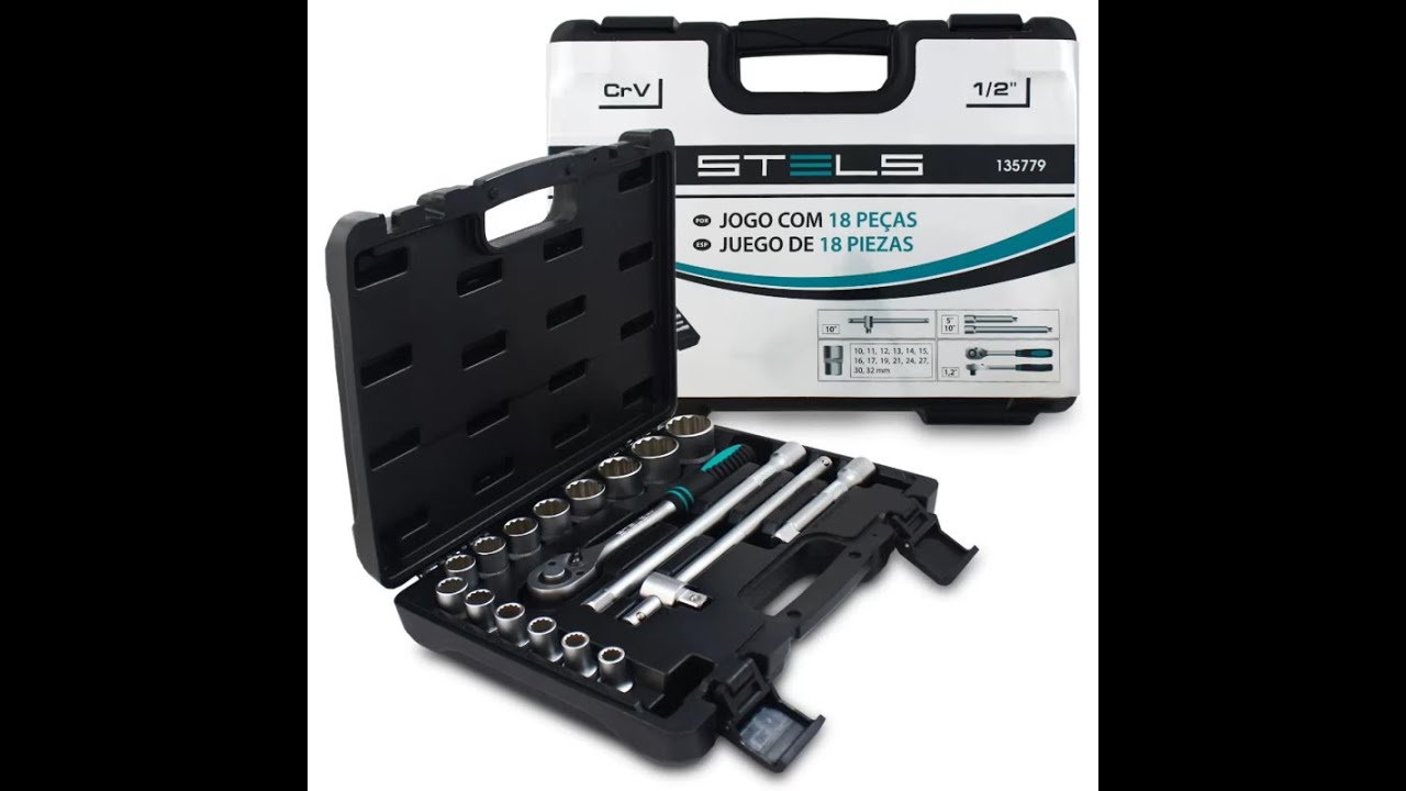 jogo soquete stels 24 pcs