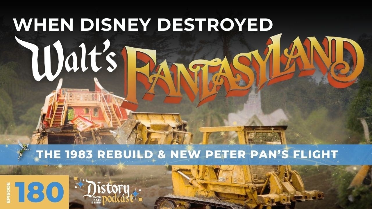 When Disney Destroyed Walt's Fantasyland - Peter Pan Part 5 - Distory w/ Kate & Kirk Ep.180