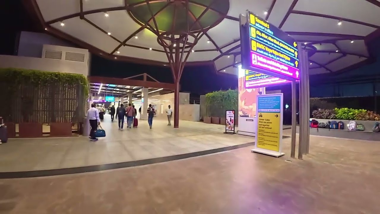 Bangalore Airport Terminal 2 POV 2.7K | DJI Osmo Action 6