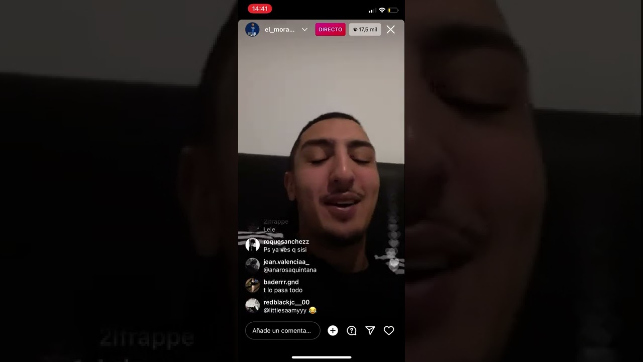 Directo del Morad hablando de Ana Rosa