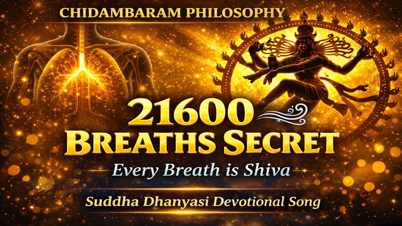 21600 மூச்சின் ரகசியம் 🌬️ Tamil Shiva Song | Suddha Dhanyasi Devotional | Chidambaram Rahasyam 2026