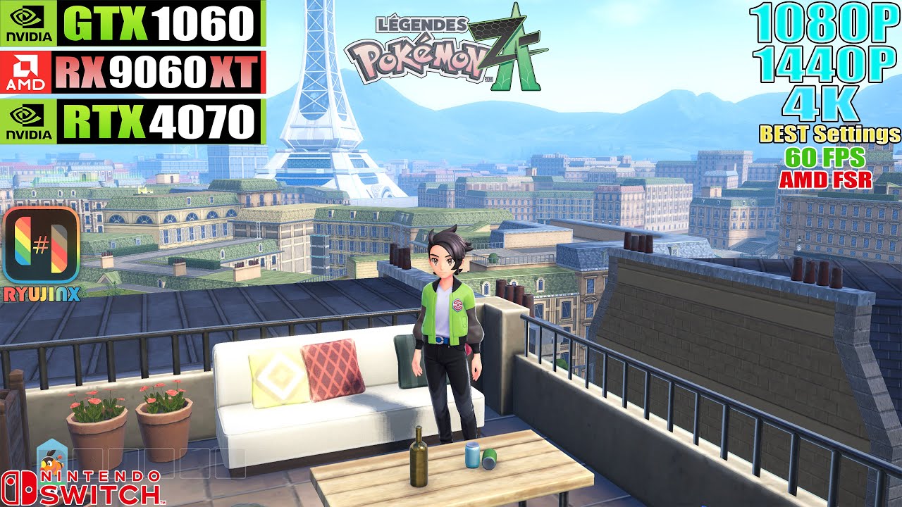Pok&eacute;mon Legends: Z-A PC | RYUJINX/YUZU Emulator Best Settings Performance Test | 60 FPS - AMD FSR