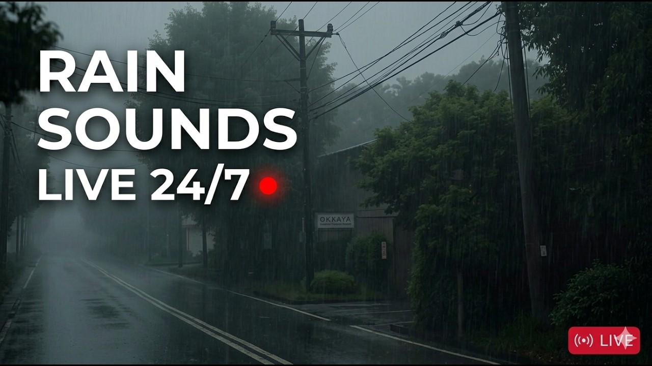 Calming Rain Sounds for Sleeping – Drift Into a Peaceful Night