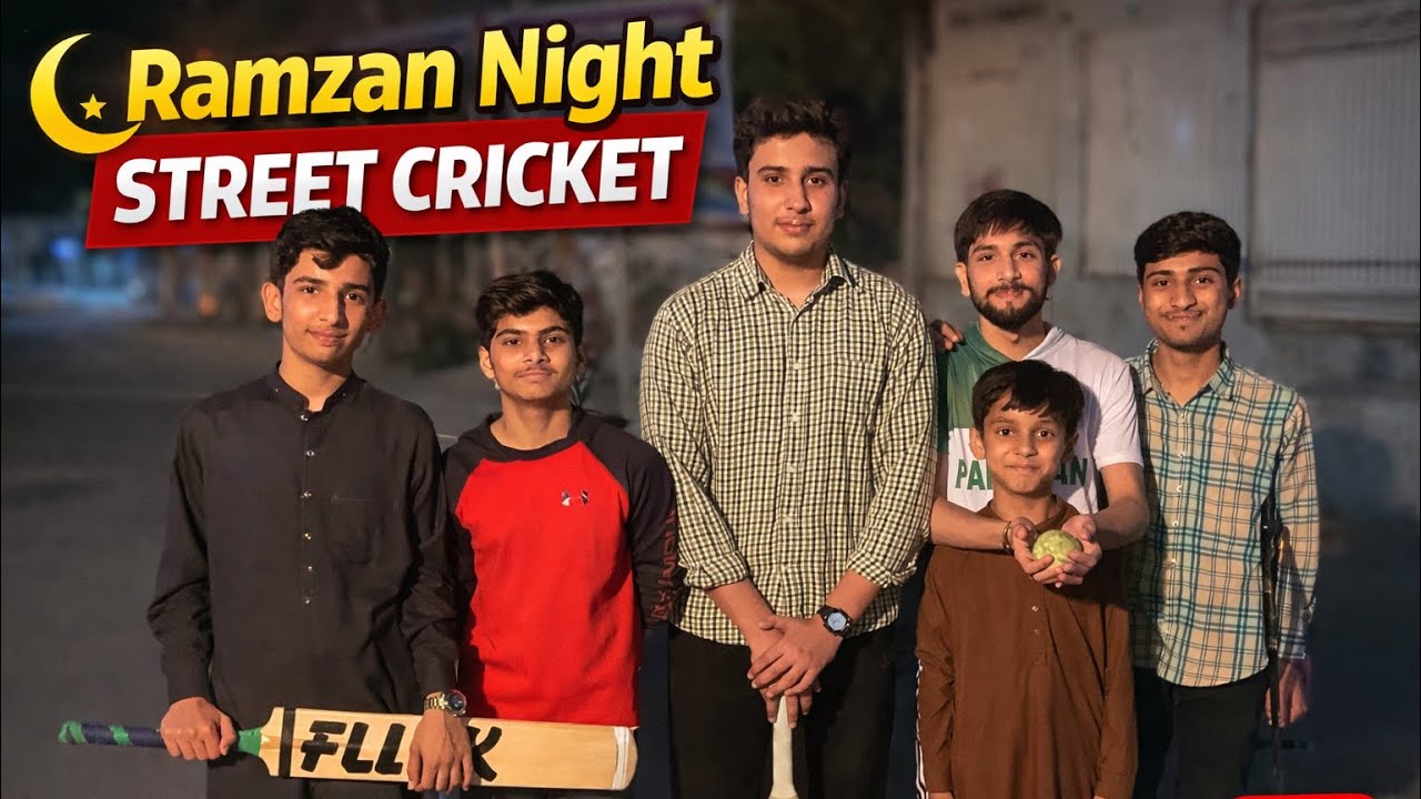 Ramzan Night Street Cricket 🏏
