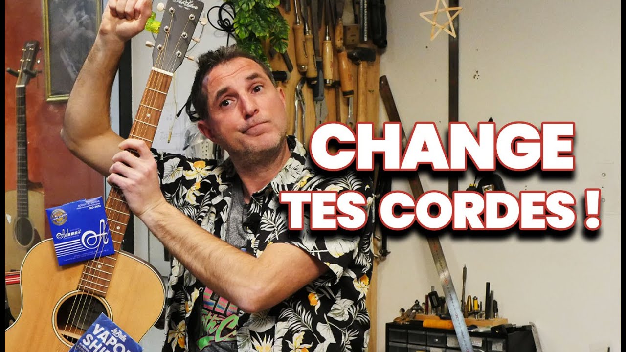 LE SECRET d'un son parfait: change tes cordes comme un PRO!