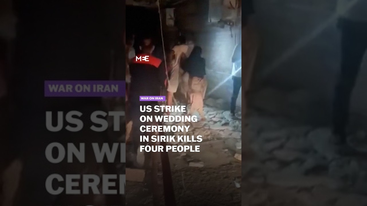 US strike on wedding ceremony in Iranian city of Sirik kills four people