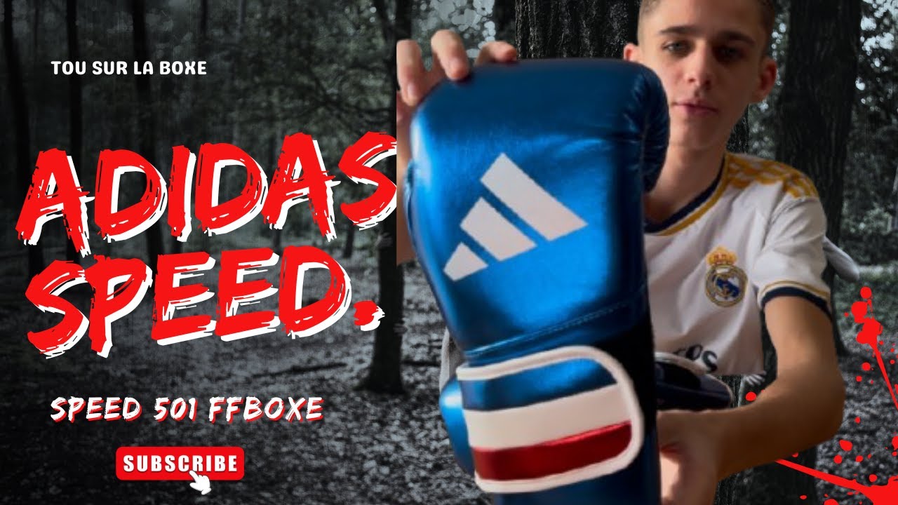 GANTS DE BOXE ADIDAS 501 speed ffboxe👌👌👌