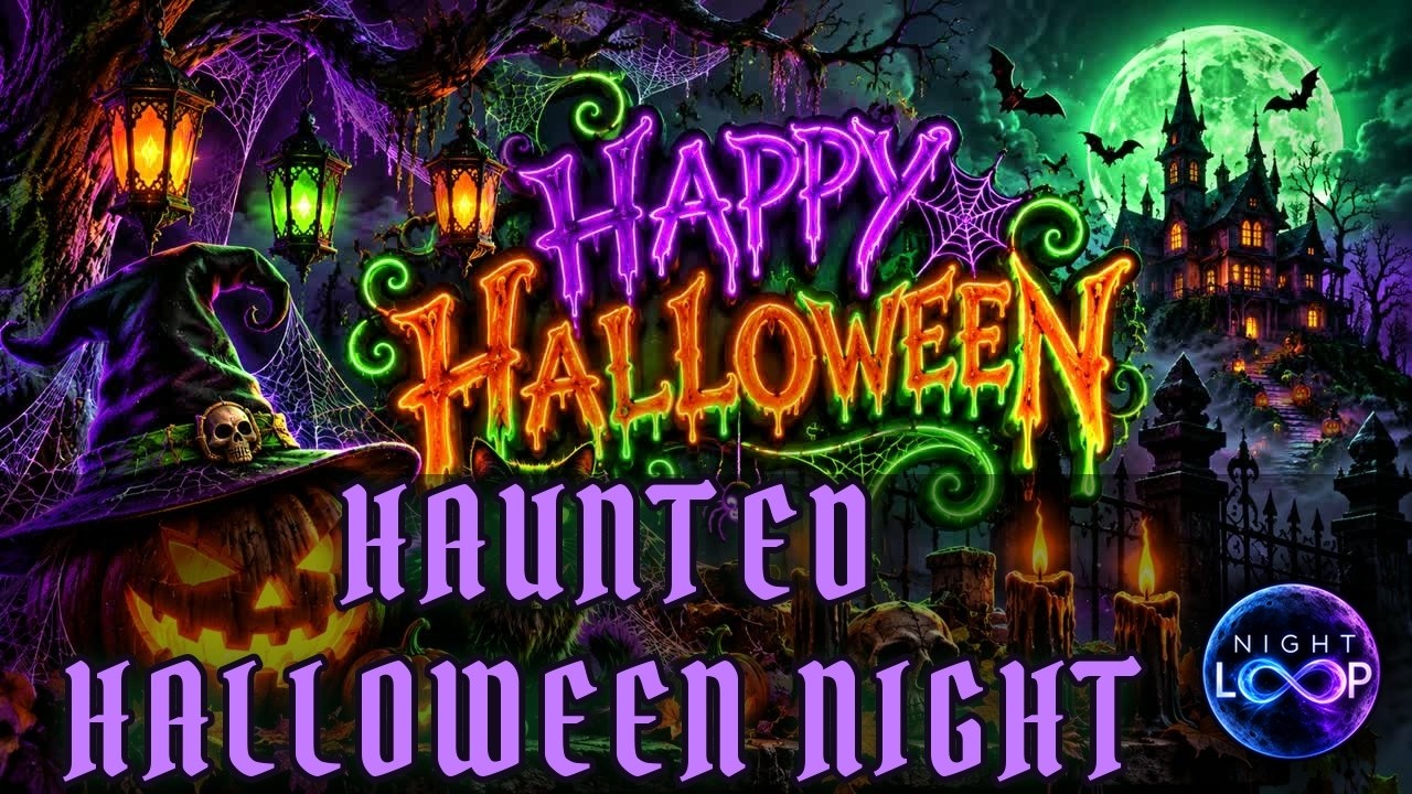 Haunted Halloween Night 🏚️ | Dark Spooky Halloween Music | 8 Hours