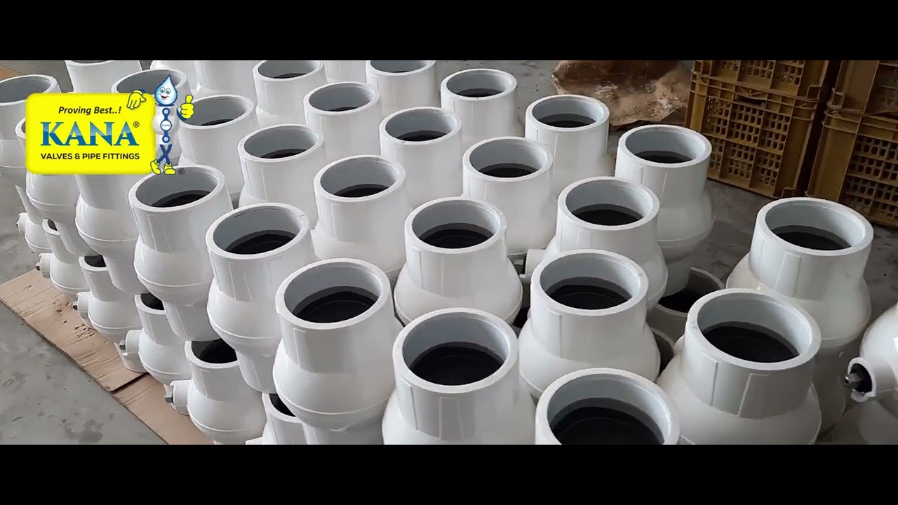 How We Manufacture KANA 5 Inch PVC Ball Valve | KANA 140 MM PVC BALL VALVE MFG. PROCESS at Factory.
