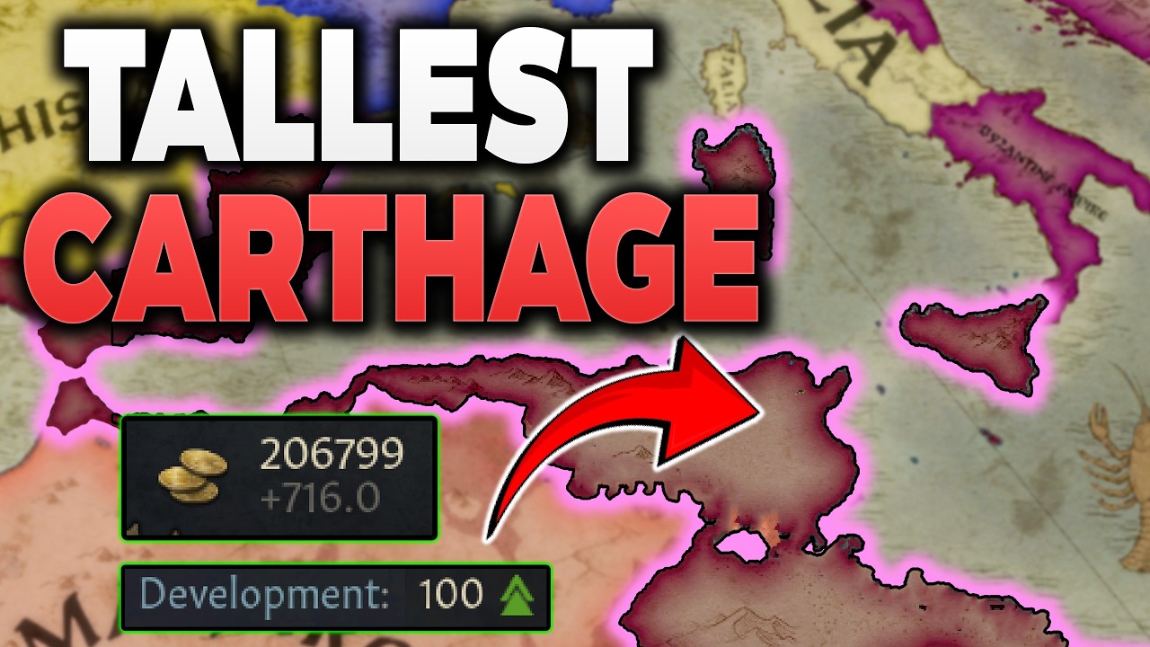 They Finally Added CARTHAGE, So I Played TALL There (CK3)