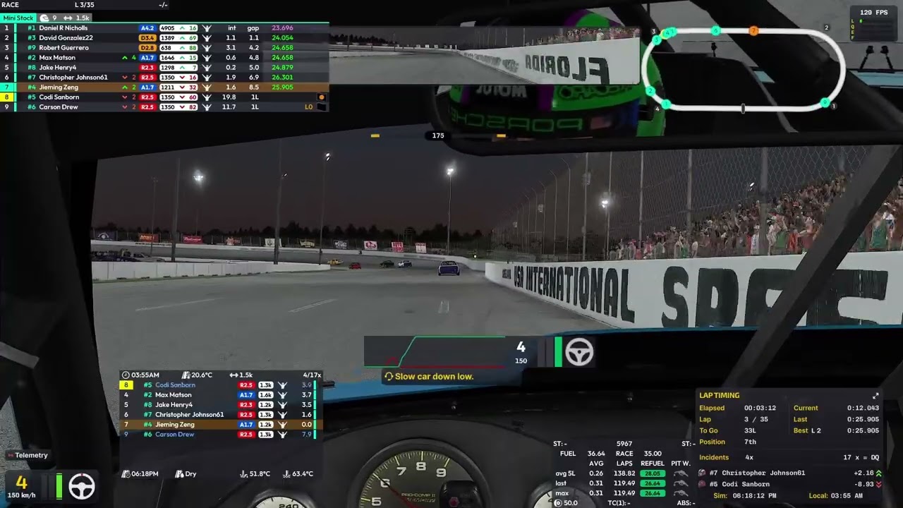 What a brunch of sore losers... - iRacing Mini Stock Rookie Series USA International 2026S1W3