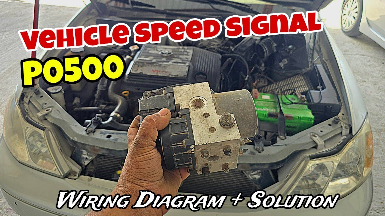 P0500 Vehicle Speed Sensor Malfunction Toyota Avalon || Wiring Diagram + Solution