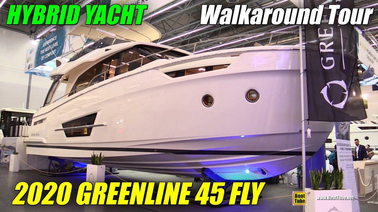 2020 Greenline 45 Fly Hybrid Yacht - Walkaround Tour - 2020 Boot Dusseldorf