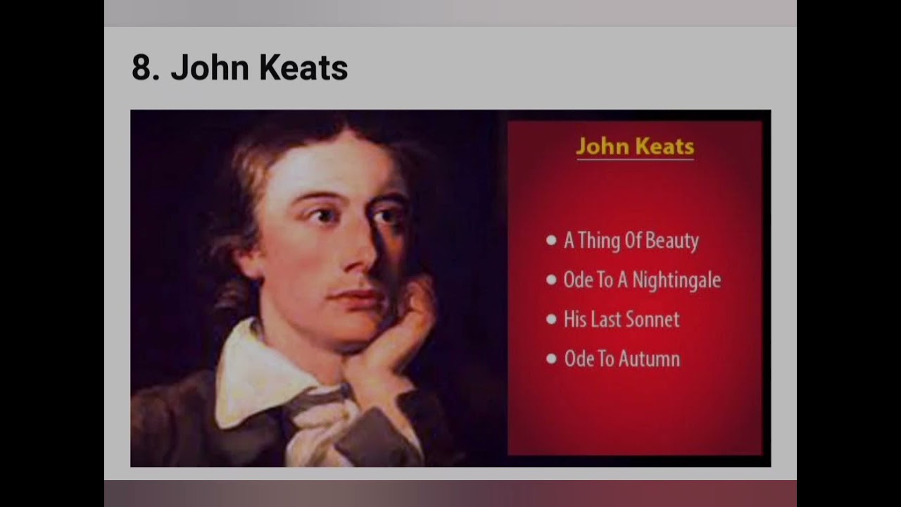 Top 10 English poet | poet, top English famous poet |