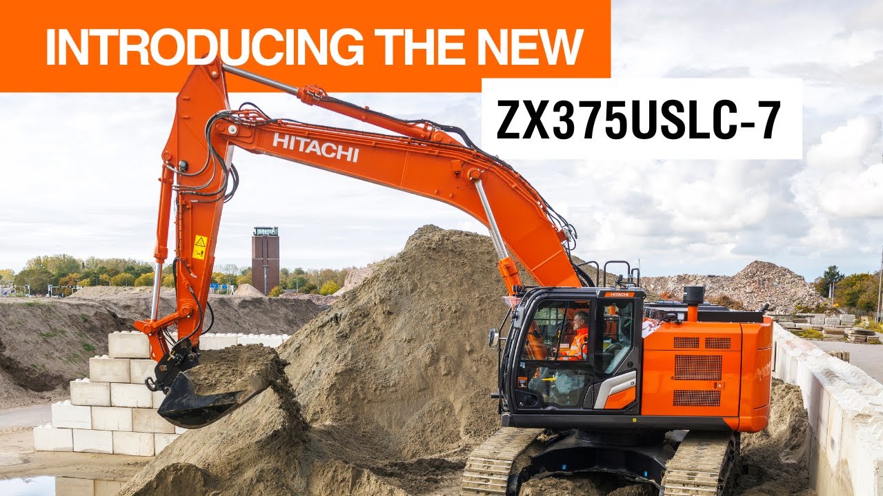 Представляем экскаватор Hitachi ZX375USLC-7