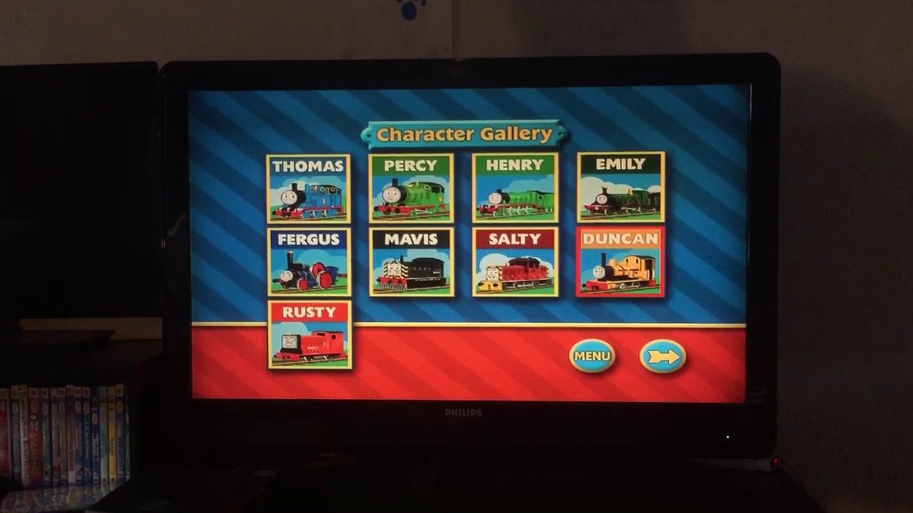 Thomas and friends Thomas halloween adventure 2006 DVD menu walkthrough(2014 reprint)