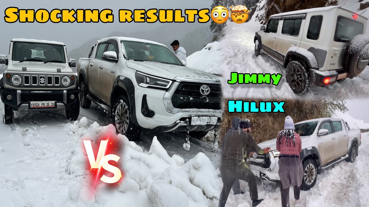 Jimmy 4x4 vs Hilux 4x4 😳 Full enjoy🤪No one would have skate like this..🤯🤯