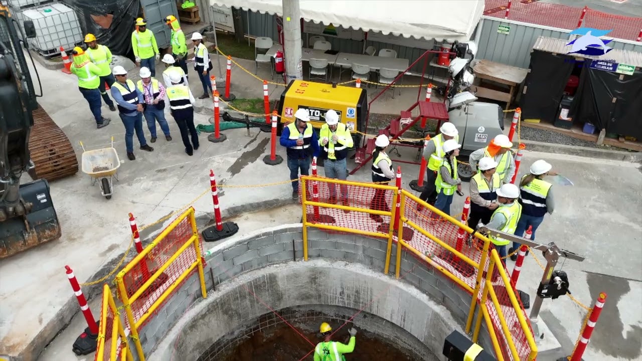 Coordinadora recorre el proyecto:Diseño y Construcción del Colector Principal del Río Matasnillo
