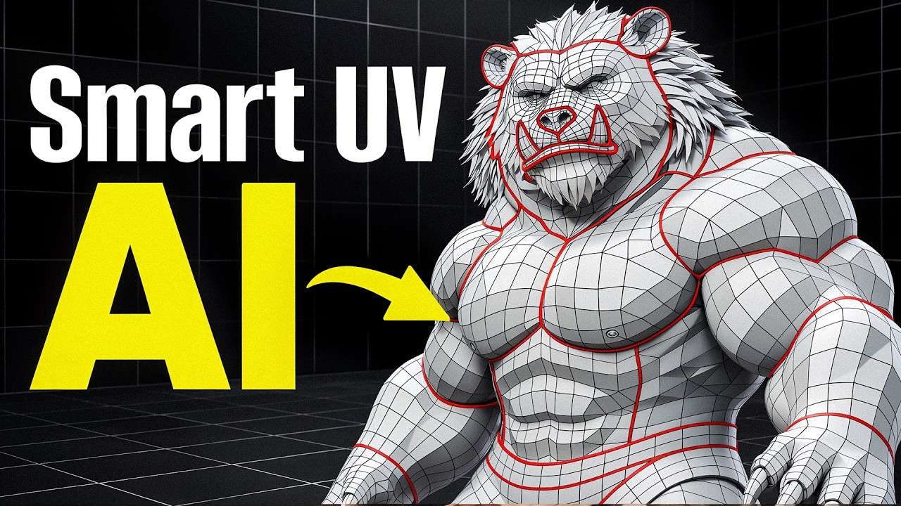 AI Just Solved UV Unwrapping and It's Crazy Good - Smart UV