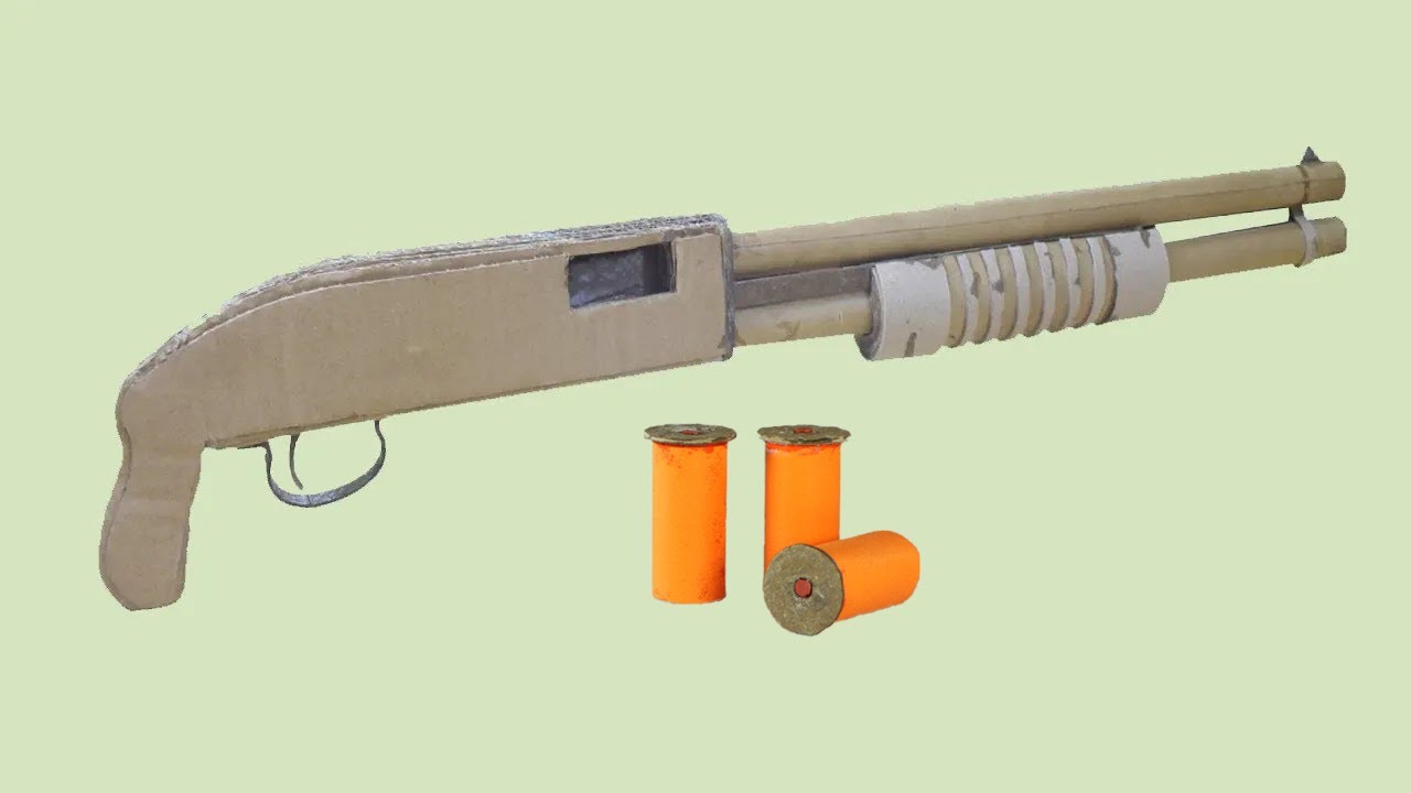 How to make a Cardboard Shotgun | DIY Cardboard Gun