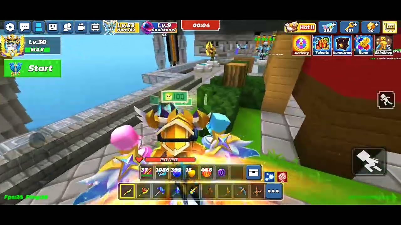 Crystal Wings+New Horn Pass In Blockman GO🤑😳