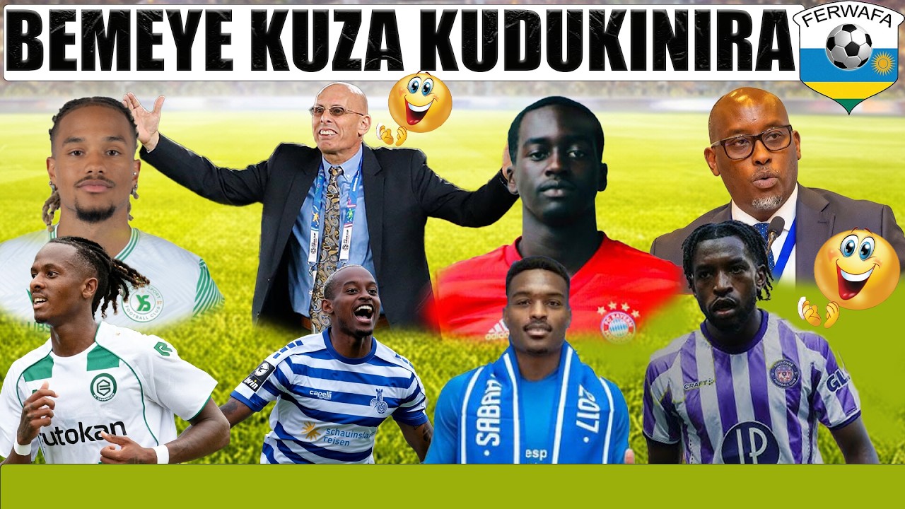 BIDASUBIRWAHO ABARIMO NOAM(MAN UTD),MARVIN,MICKELS NABANDI BEMEYE KUZAKINIRA AMAVUBI
