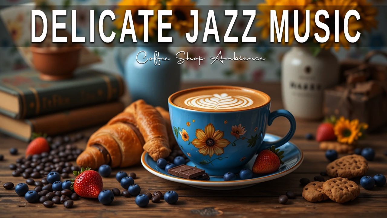 Delicate Jazz Music ☕ Bossa Nova instrumental for Holiday, Studying and Great Moods