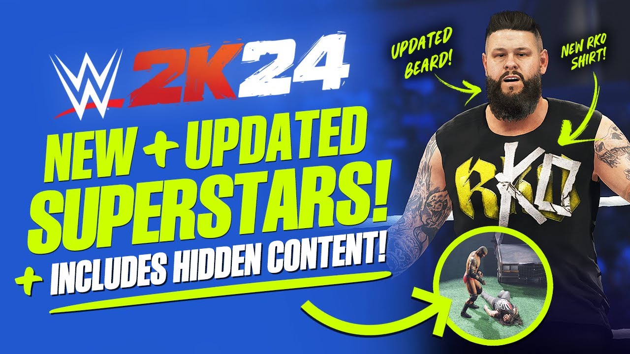 WWE 2K24: New & Updated Superstars, Wyatt Compound, New Legends & More!