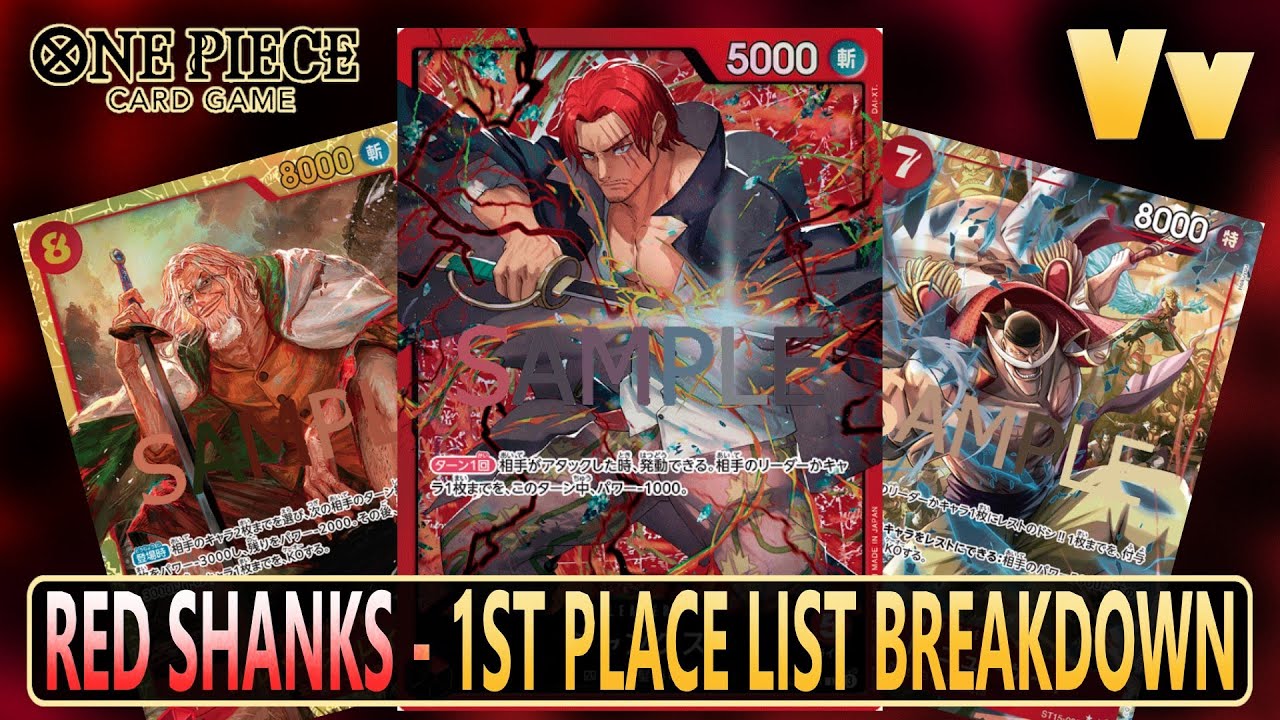One Piece TCG: Тестирование колоды R Shanks, занявшей 1-е место, из OP-12. Сможет ли эта колода в...