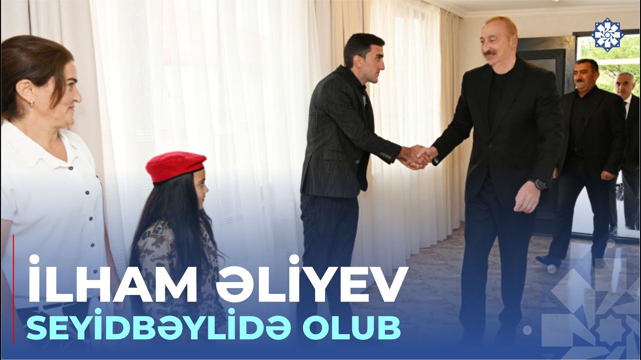 Prezident İlham Əliyev Xocalı rayonunun Seyidbəyli kəndində olub