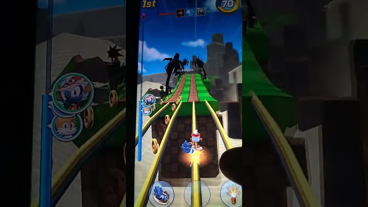 Sonic forces speed battle challenge only firecracker and lion dance as luner tangle how many tries?