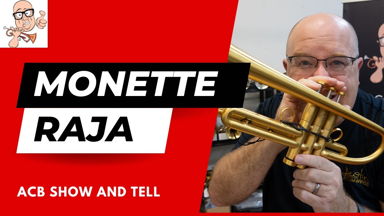 Coolest horn ever?   Quite Possibly!   Check out this Monette Raja LT+  Trumpet ACB Show and Tell